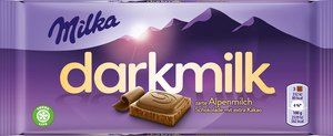 Milka Chocolate Bar Darkmilk 100g