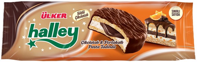 Ülker Halley Sandwich Cookie Orange 240g
