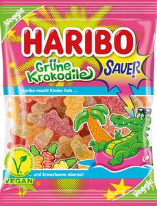 Haribo Grüne Krokodile 175g (MHD: 07/2025)