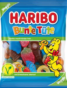 Haribo Bunte Tüte 175g Veggie (MHD: 06/2025)