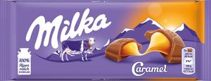 Milka Chocolate Bar Caramell 100g