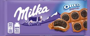 Milka Chocolate Bar Oreo Sandwich 100g