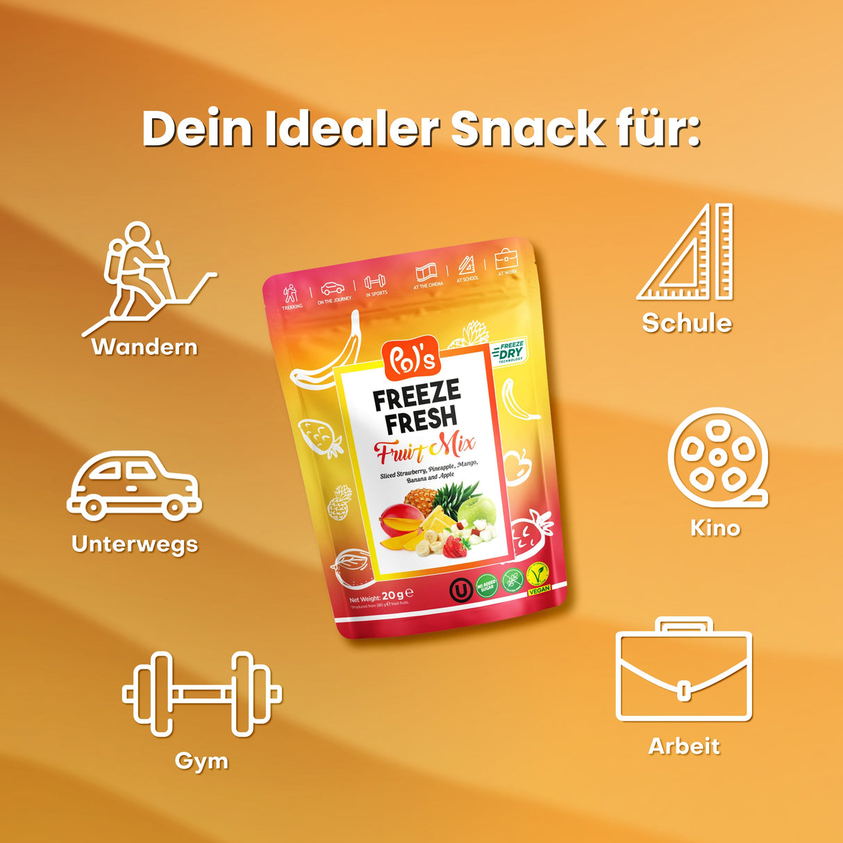 Pol's Freeze Fresh Fruit MIX 20g