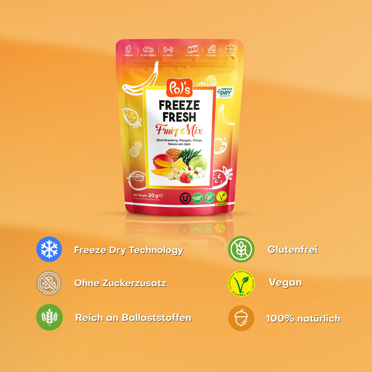 Pol's Freeze Fresh Fruit MIX 20g
