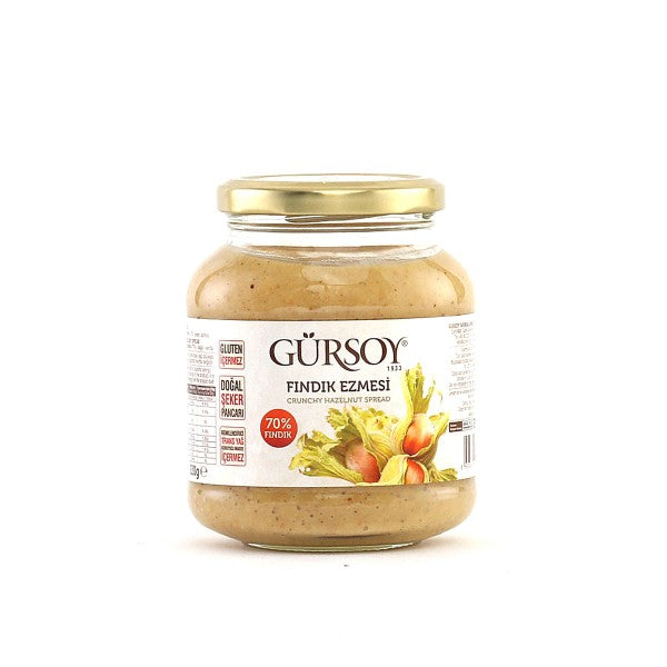 Gürsoy Hazelnut Cream with 70% Hazelnuts 320g