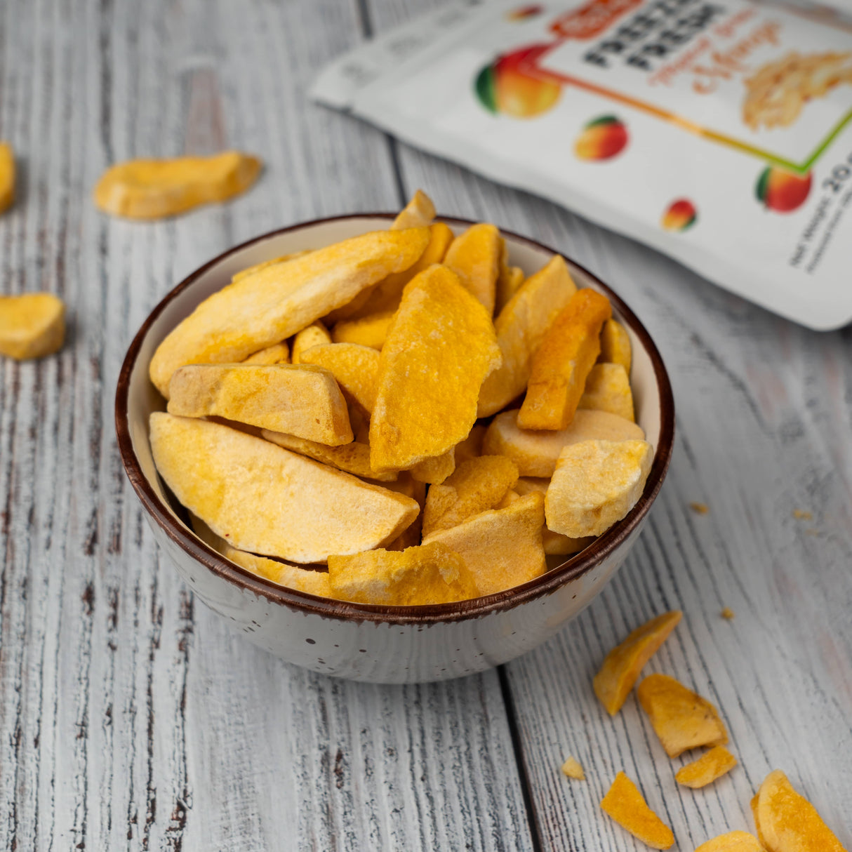 Pol's Freeze Fresh gefriergetrocknete Mango Fruchtchips 20g