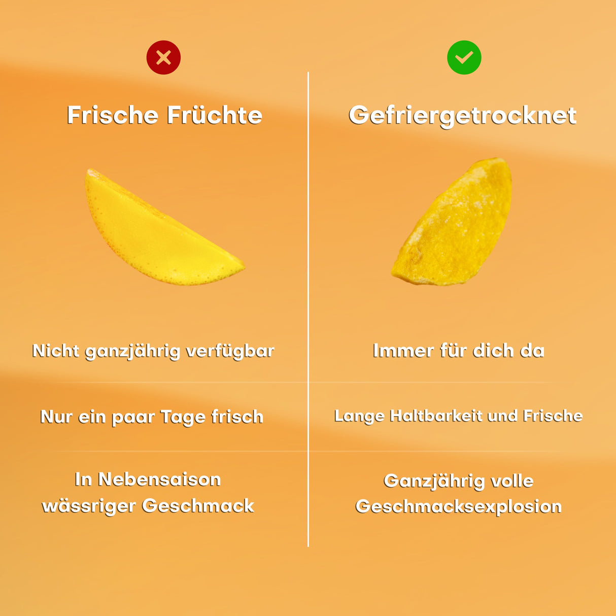 Pol's Freeze Fresh gefriergetrocknete Mango Fruchtchips 20g