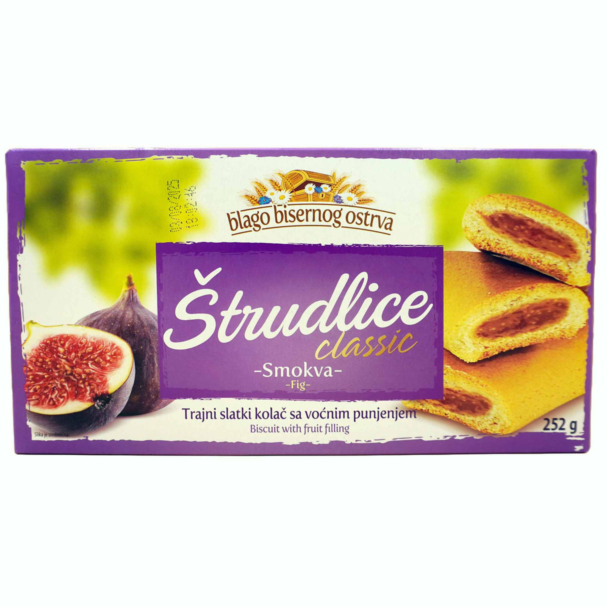 Strudel Tea Biscuits with Figs Zitoprerada 252g (MHD: 03.08.25)