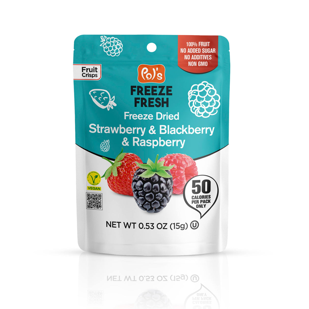 Pol's Freeze Fresh Erdbeere, Himbeere & Brombeere MIX 15g