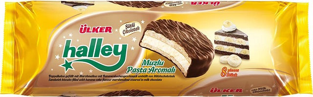 Ülker Halley Sandwich-Keks Banane 240g