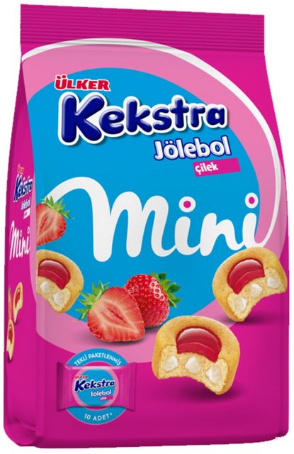 Ülker Kekstra Mini Kuchen mit Erdbeergelee 150g