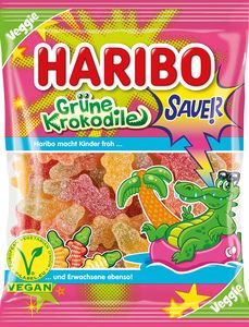 Haribo Grüne Krokodile 175g Veggie