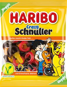 Haribo Crazy Schnuller 175g Veggie