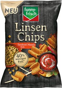 Funny-Frisch Linsen Chips Tandoori 90g