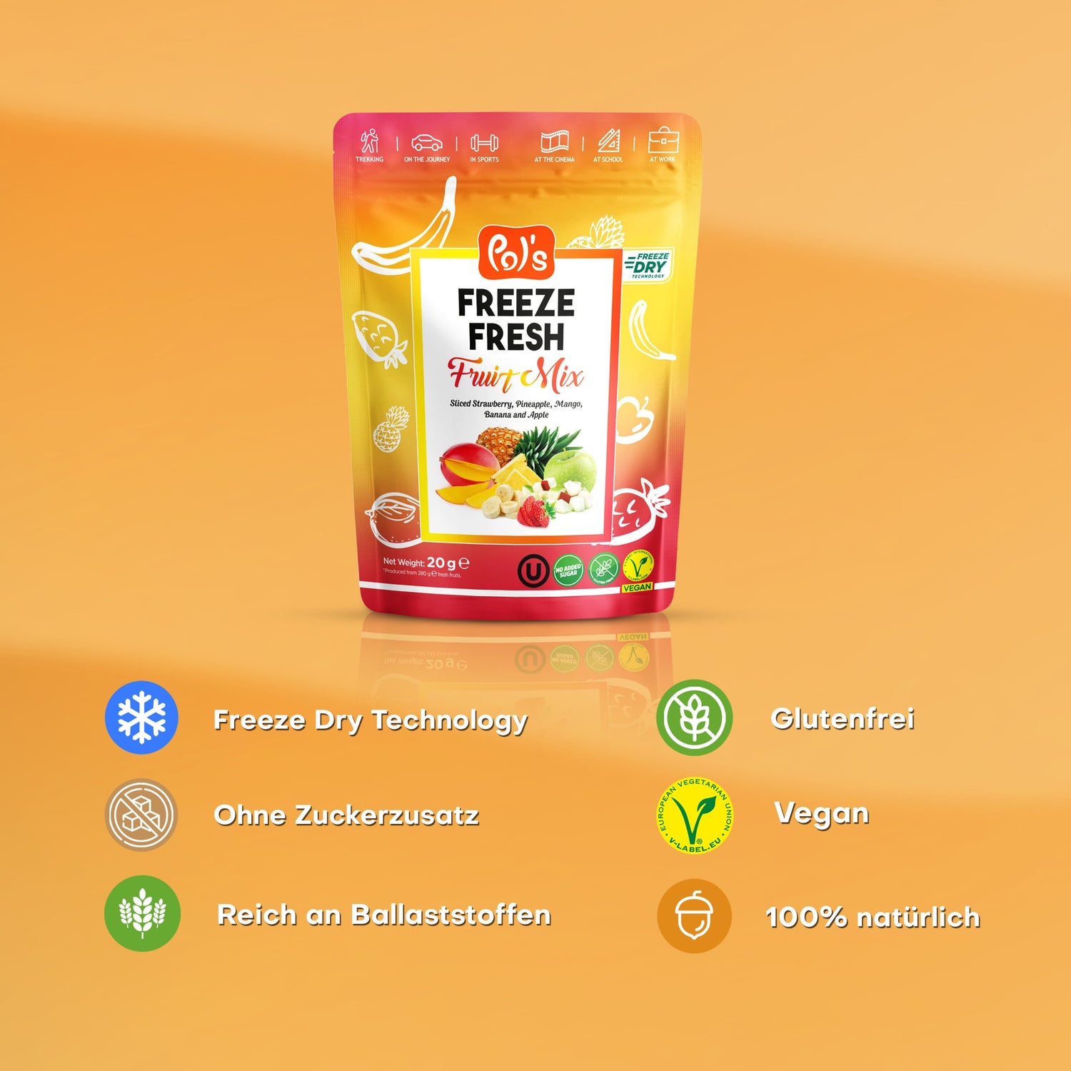 Pol's Freeze Fresh Fruit MIX 20g