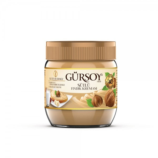 Gürsoy Haselnusscreme mit 40%Haselnuss 400g