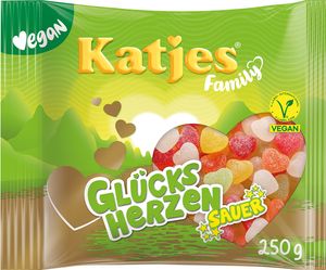 Katjes Family Glücksherzen Sour 250g