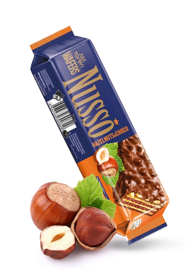 Toren NUSSO Waffel-Riegel Haselnuss 42g