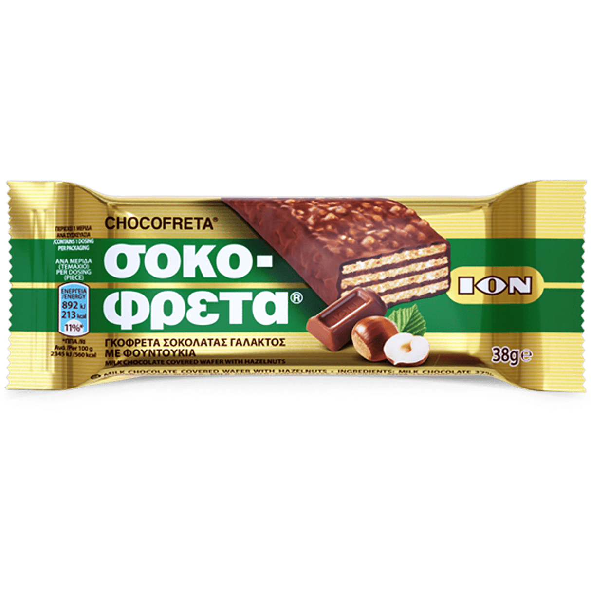 ION Sokofreta (Schokofreta) Haselnuss 38g