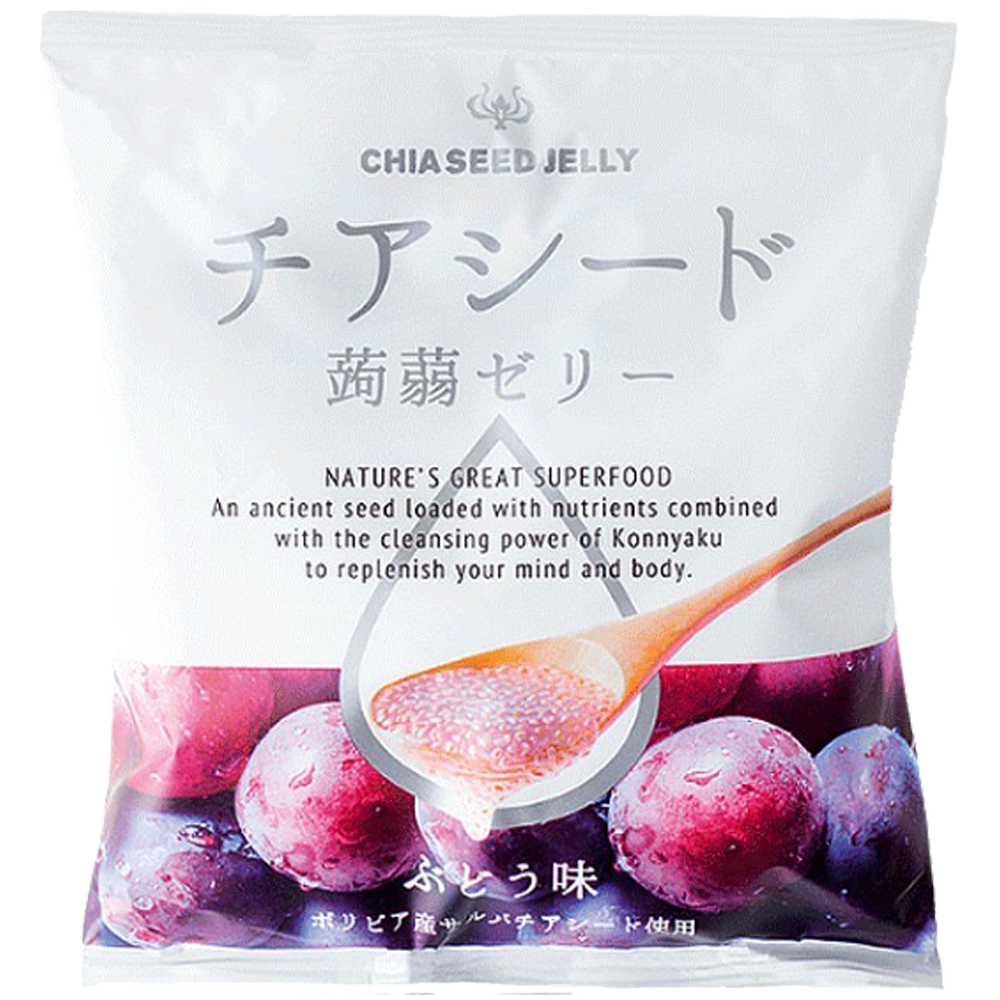 Wakashou Chia-Samen Jelly Traube 175g