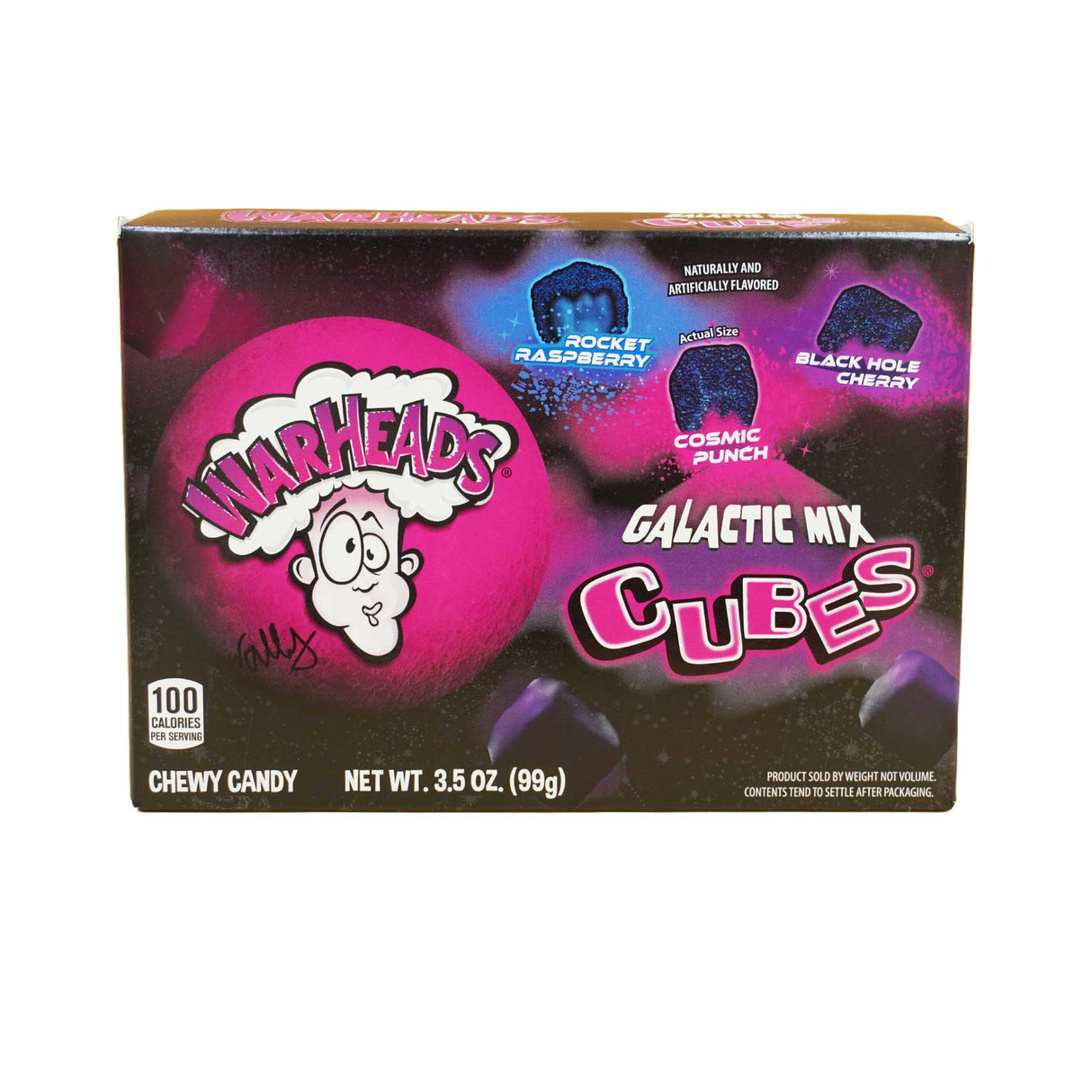 Warheads Galactic Cubes Box 99g