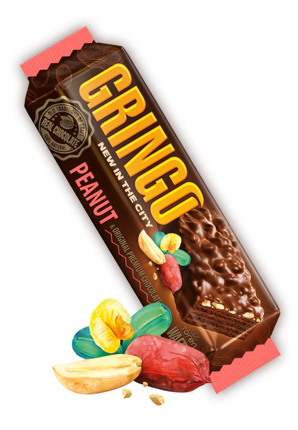 Toren Gringo Waffel-Riegel Erdnuss 42g